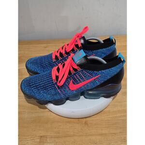 Nike Air VaporMax Flyknit 3 Blue Black Hot Pink Running Shoes Sneakers